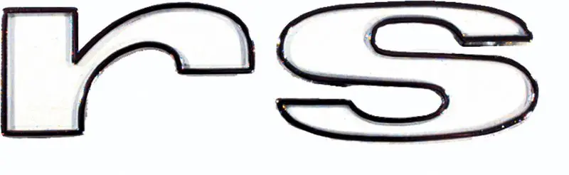 1967 Chevrolet Camaro Fender Emblem RS