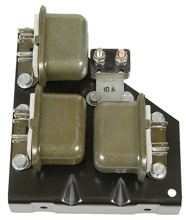 1967 Chevrolet Camaro Headlamp Relay Board Assbly w/Circuit Breaker-CHQW-806