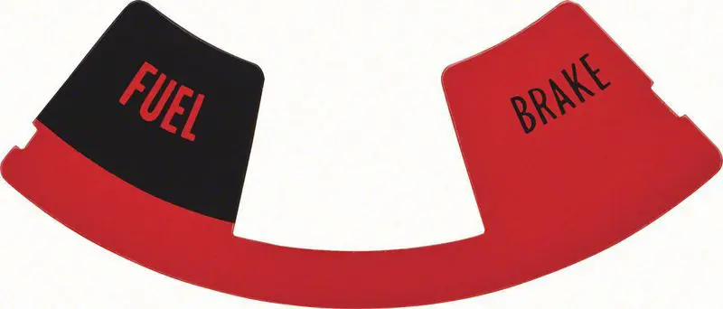 1967 Chevrolet Camaro Speedometer Lamp Lens Fuel/Brake Warning-OERK-K494