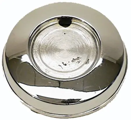 1967 Chevrolet Camaro Steering Wheel Horn Cap Standard/Deluxe Polished Chrome w/o Insert-CHQW-178