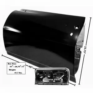 1967 Chevy Camaro or Pontiac Firebird Door Shell Driver Side (LH)