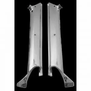 1967 Chevy Camaro or Pontiac Firebird Molding Pillar Post Coupe Chrom Pair