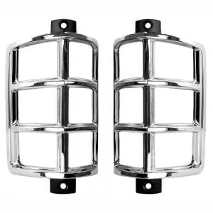 1967 Chevy Impala Park Lamp Bezel Pair