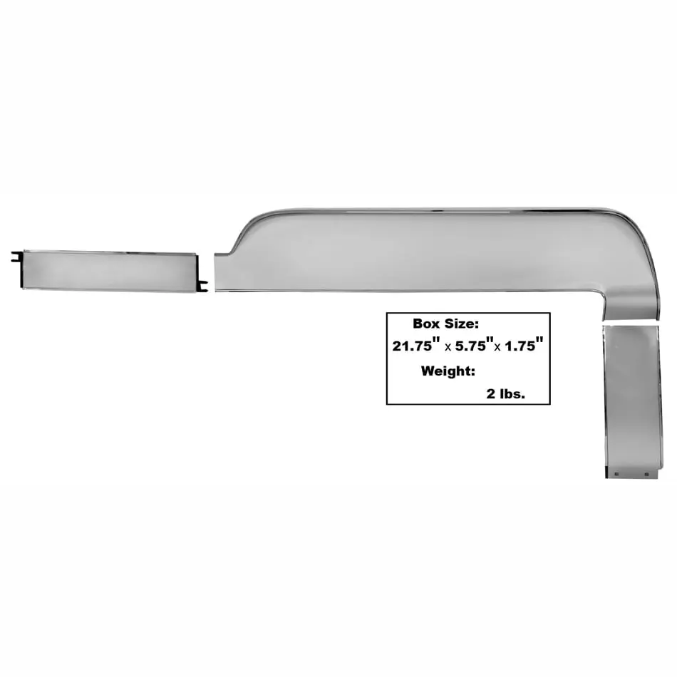 1967 Ford Mustang Dash Trim 3 Pieces Deluxe