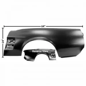 1967 Ford Mustang Quarter Panel Driver Side (LH) Convertible