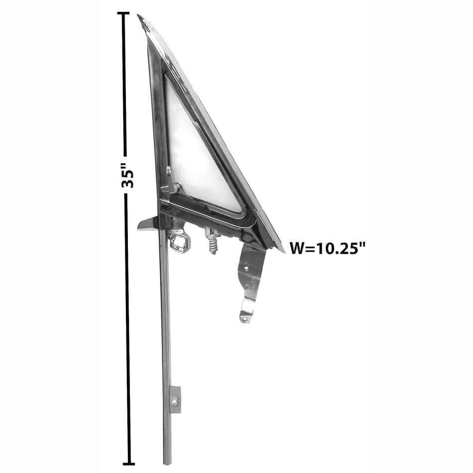 1967 Ford Mustang Vent Window Assembly Driver Side (LH)