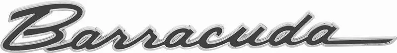 1967 Plymouth Barracuda Fender Emblem Barracuda