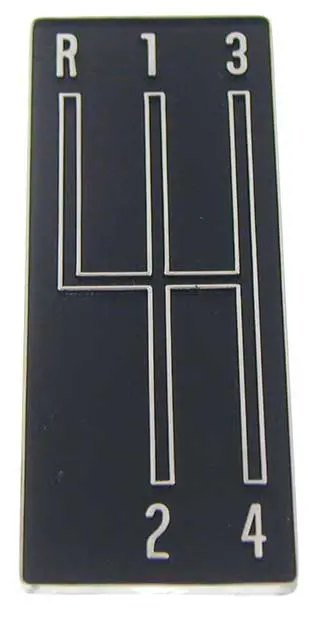 1968-1969 Chevrolet Camaro Console Shift Plate Pattern