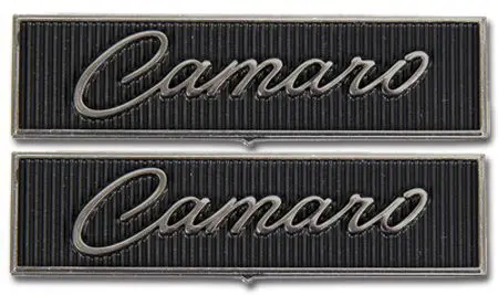 1968-1969 Chevrolet Camaro Door Panel Emblems