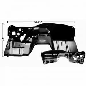 1968-1969 Chevy Camaro Firewall Heater Delete