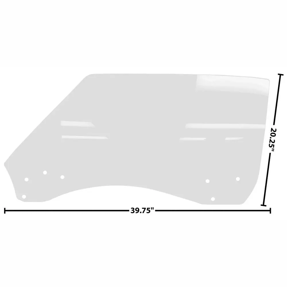 1968-1969 Chevy Camaro or Pontiac Firebird Door Glass Driver Side (LH) Coupe or Convertible Clear