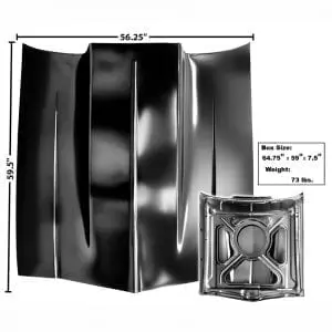 1968-1969 Chevy Chevelle Hood 2" Cowl Induction