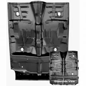 1968-1969 Chevy Chevelle or Pontiac GTO Floor Pan Complete with Rear Seat Pan