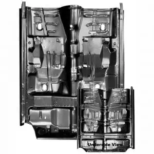 1968-1969 Chevy Chevelle or Pontiac GTO Floor Pan with all Support and Rockers