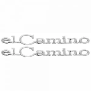 1968-1969 Chevy El Camino Emblem Quarter Pair