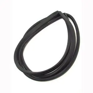 1968-1969 Plymouth Barracuda 2 Dr Fastback Rear Window Weatherstrip Seal Works w/Chrome Trim-WCRDB3847