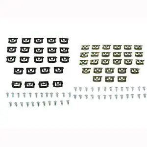 1968-1969 Plymouth Barracuda Windshield and Rear Window Molding Clip Kit-MCK-3442-68