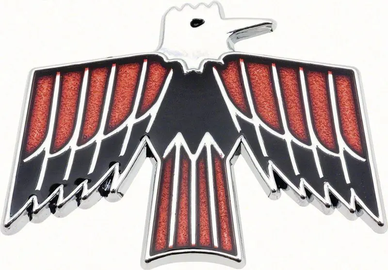 1968-1969 Pontiac Firebird Door Panel Emblem - Bird Logo for Deluxe Interior