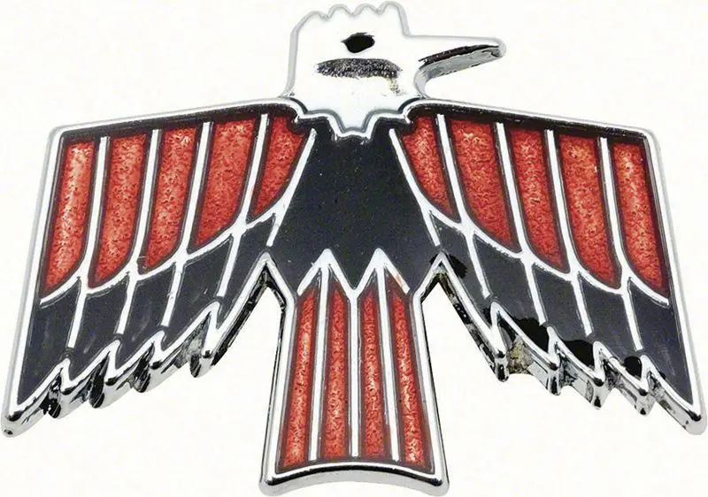 1968-1969 Pontiac Firebird Glove Box Emblem Firebird-OERK-9789588