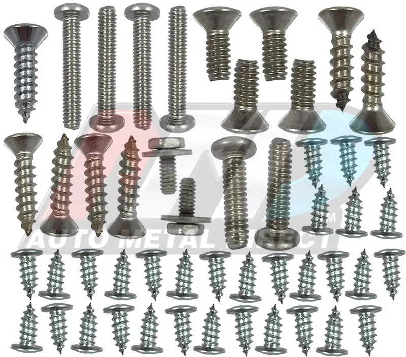 1968-1970 Dodge Charger Exterior Trim Screw Kit-SWA-271225