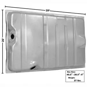 1968-1970 Dodge Charger Gas Tank 19 Gal w/o E.E.C