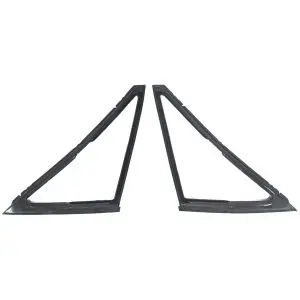 1968-1970 Dodge|Plymouth Charger|Coronet|GTX|Satellite Vent Glass Weatherstrip Seal 2 PC Kit - Driver and Passenger-VWK371068