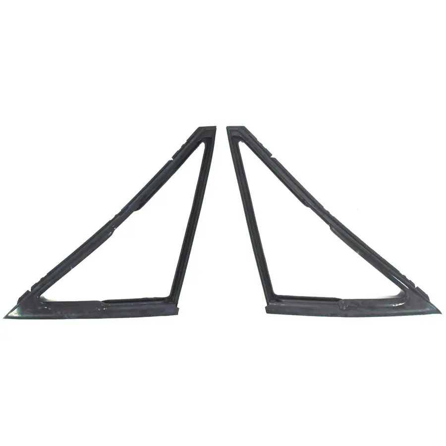 1968-1970 Dodge|Plymouth Charger|Coronet|GTX|Satellite Vent Glass Weatherstrip Seal 2 PC Kit - Driver and Passenger-VWK371068
