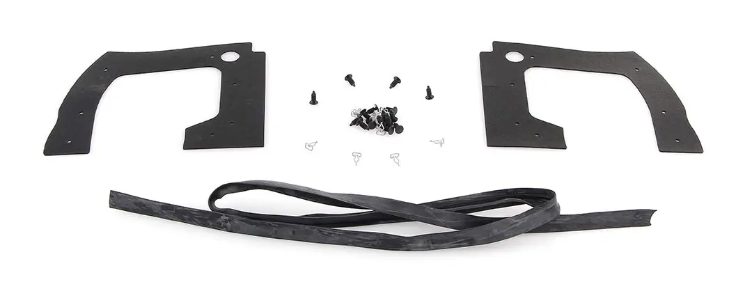 1968-1970 Plymouth|Dodge Charger|Coronet|Super Bee|Belvedere|GTX|Road Runner|Satellite|Superbird Fender Splash Shield Seals Rear w/Clips