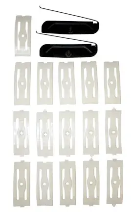 1968-1970 Plymouth|Dodge Coronet|Super Bee|Belvedere|GTX|Road Runner|Satellite|Superbird Rocker Molding Clip Kit-SWA-270280