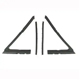 1968-1972 Chevrolet Chevy II|Nova Vent Glass Weatherstrip Seal 4 PC Kit - Driver and Passenger-VWK121168