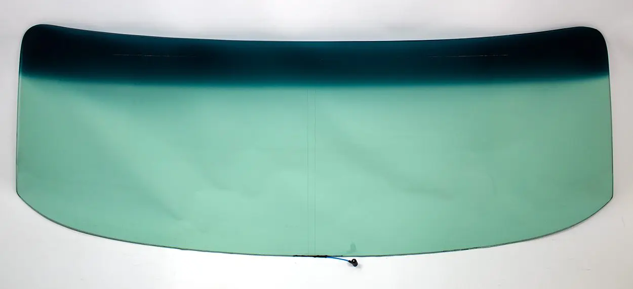 1968-1972 Chevrolet Nova|Chevy II Windshield w/Antenna Green Tint-AMD380-3070-T