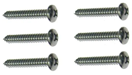 1968-1972 Chevrolet|Pontiac Camaro|Chevelle|Malibu|Nova|El Camino|Chevy II|Firebird|Bel Air|Biscayne|Caprice|Impala Armrest Base Screws