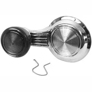 1968-1972 Chevrolet| Pontiac Chevelle| El Camino| GTO Window Crank Vent Black Knob