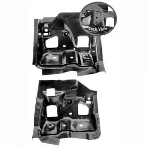 1968-1972 Chevy Chevelle or Pontiac GTO Firewall/Frame Bracket Pair