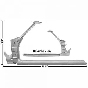 1968-1972 Chevy El Camino A Pillar/Rocker/Ws Pillar Driver Side (LH)