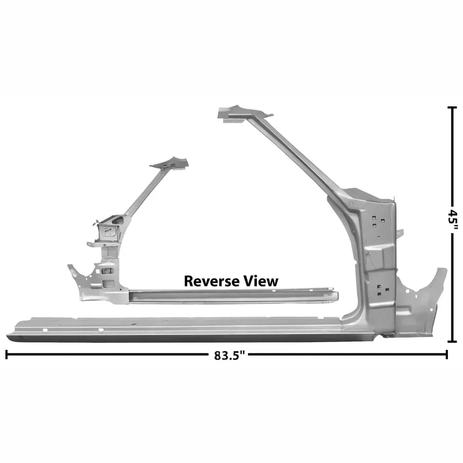 1968-1972 Chevy El Camino A Pillar/Rocker/Ws Pillar Passenger Side (RH)