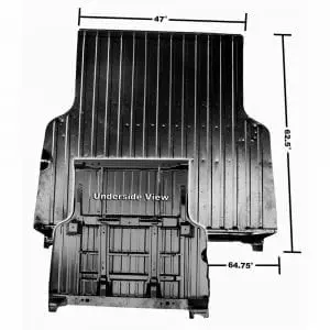 1968-1972 Chevy El Camino Bed Panel Complete with Roll Pan