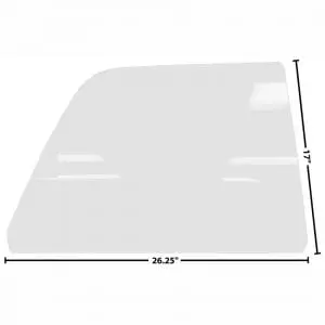 1968-1972 Chevy El Camino Door Glass Right Clear