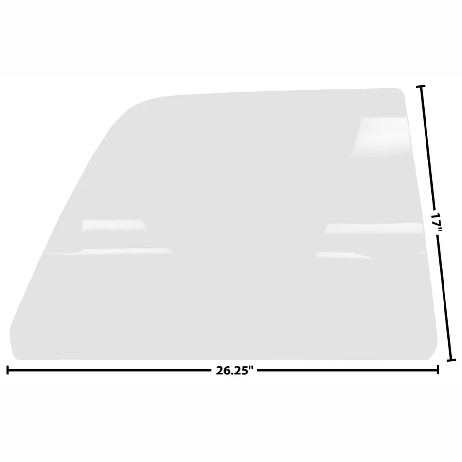 1968-1972 Chevy El Camino Door Glass Right Clear