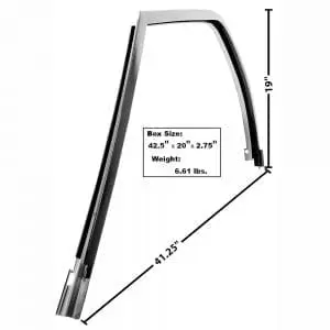 1968-1972 Chevy El Camino Door Window Frame Driver Side (LH)