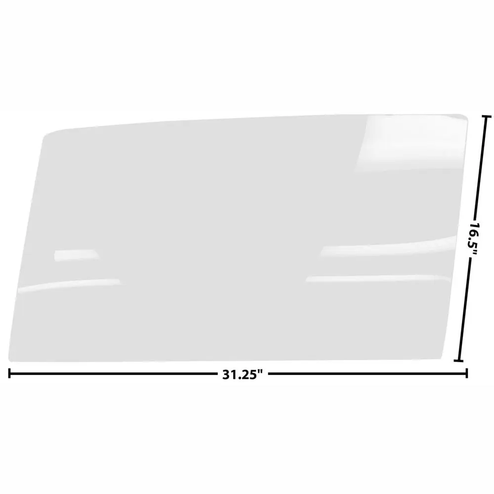 1968-1972 Chevy Nova Door Glass Driver Side (LH) Clear