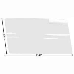 1968-1972 Chevy Nova Door Glass Passenger Side (RH) Clear