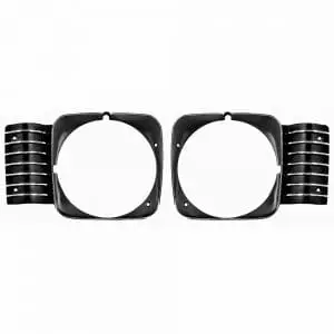 1968-1972 Chevy Nova Head Lamp Bezel Only Pair
