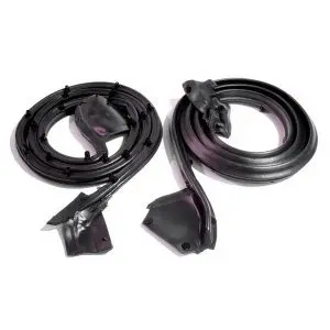 1968-1974 American Motors AMX|Javelin Door Molding Seal w/clips / Molded Ends