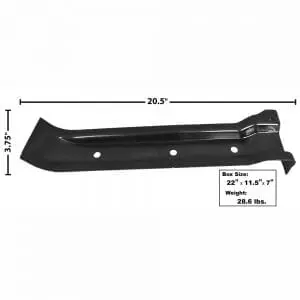 1968-1974 Chevy Nova Floor Rear Brace Driver Side (LH)