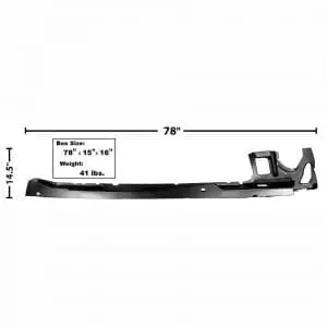 1968-1979 Chevy Nova Rocker Panel Inner Driver Side (LH)