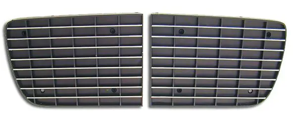 1968 Chevrolet Camaro Headlamp Door Covers w/Chrome Edges