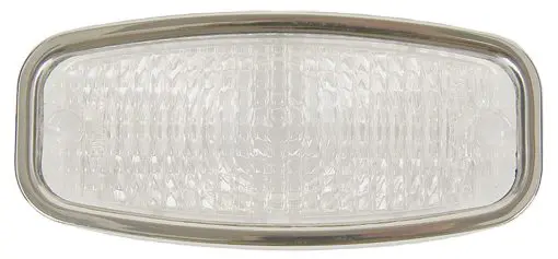 1968 Chevrolet Camaro Park Lamp Lens w/Stainless Trim