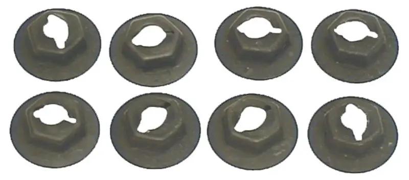1968 Chevrolet Camaro Side Marker Lens Nut Kit
