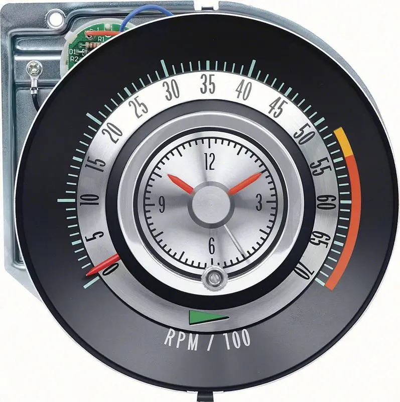 1968 Chevrolet Camaro Tachometer 5500 Redline Tic-Toc-OERK-6468713